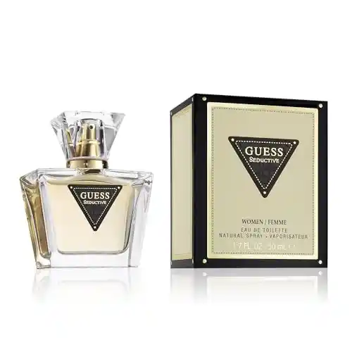 ¡chollazo a este precio! GUESS Seductive, Eau de Toilette para Mujer, Colonia Floral Afrutada, Fragancia Sensual, Larga Duración, 50 ml