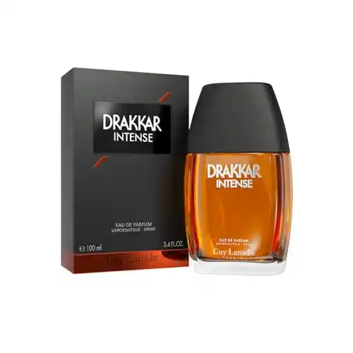 Guy Laroche Drakkar Intense Eau de Parfum, Perfume para Hombre, Fragancia Intensa y Poderosa, Con Bergamota, Ante y Vainilla, 100ml