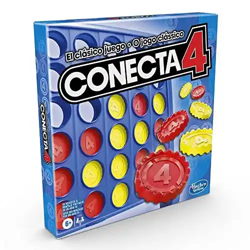 Hasbro Gaming Conecta 4, Juego de Mesa de 2 Jugadores, Diversión en Familia, Juguete de Habilidad para Niños y Niñas de 6 Años en Adelante, Idea de Regalo de Pascua y Semana Santa