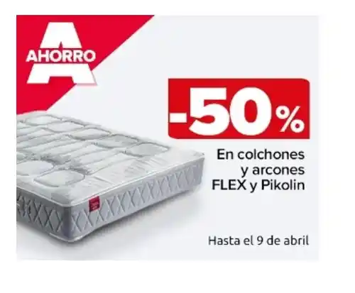 Hasta 50% en Colchones FLEX y PIKOLIN