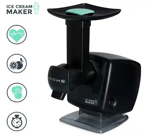 Heladera 250w Helados, Soberte, Yogur Helado, 250W, Libre de BPA, Helados Sanos, Limpieza Fácil, Bajo Consumo, Muy Fácil de Usar