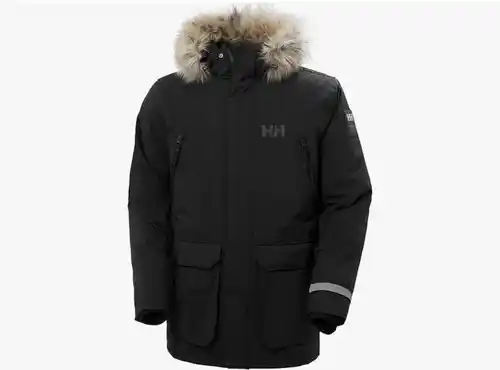 Helly Hansen Men's Reine Parka Jacket, Black, M