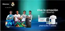 Hisense sortea una entrada para el clásico y productos oficiales del Real Madrid (sorteos)
