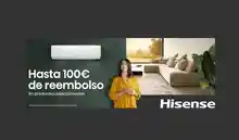 Hisense te rembolsa hasta 100€ por la compra de aires acondicionados(reembolso por compra)