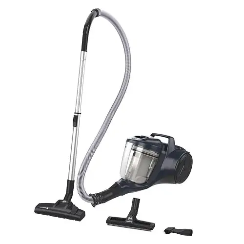 Hoover Aspiradora sin Bolsa con tecnología ciclónica, Color Galaxy Blue, Potencia de 700 W, Capacidad 2 litros [HP110HM 011]