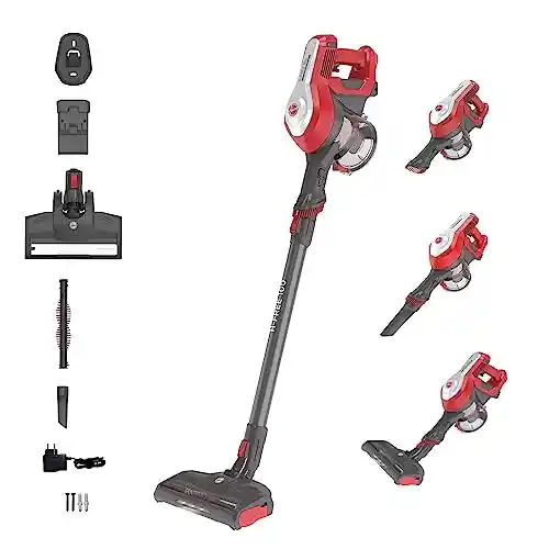 Hoover H-FREE 100 HOME HF122RH Aspiradora Escoba sin Cable y de Mano, sin Bolsa, 3 en 1