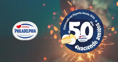 Philadelphia Regala premios por su 50 aniversario (Sorteo por compra)