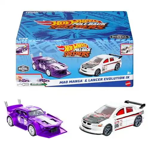 Hot Wheels Pack 2 Coches de Juguete de Carreras