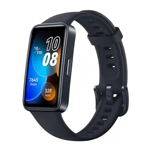 HUAWEI Band 8 Smart Watch, Diseño fino, Seguimiento Preciso del Sueño, Batería de 14 días, Compatible con Android e iOS, para Salud y Bienestar,Versión Española, Rosa