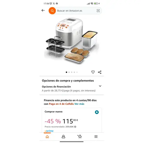 Imetec Zero-Glu Panificadora, 20 Programas Pan y Dulces, sin Gluten, Accesorios para 3 Formas diferentes de Pan, Temporizador Digital, Libro de Cocina, Capacidad 1 kg, Amasa, Fermenta y Hornea, 920W