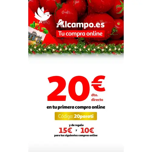Alcampo - Haz tu compra online y recíbela dónde y cuando quieras + Descuentos