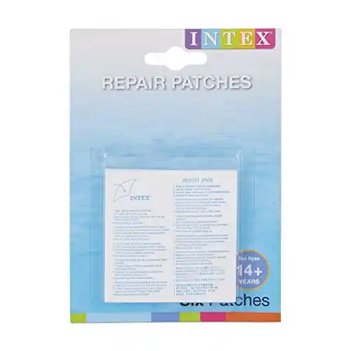 Intex 59631NP - Set de reparación Parches autoadhesivos, 7 x 7 cm