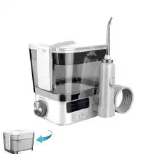 Irrigador Oral recargable para limpieza de dientes, 2 puntas de chorro, 600ml, hilo Dental de agua con 10 grados para Mini irrigador