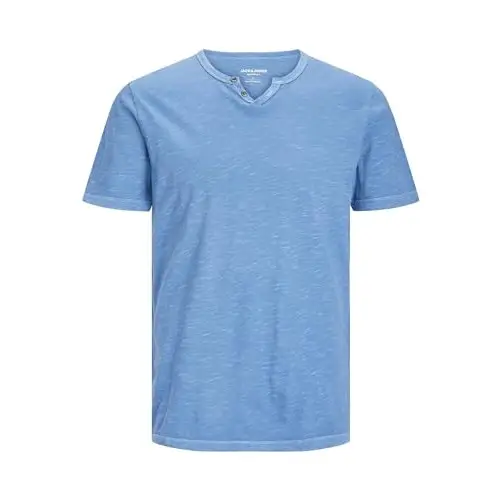 JACK & JONES Jjesplit Neck camiseta SS Chaqueta Acolchada, Costa del Pacífico, S Hombres