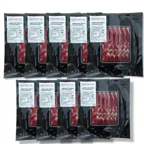 Jamón Ibérico de Cebo - 9 sobres de 100g ¡SOLO HOY!