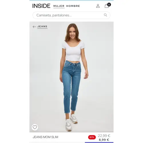 Pantalón vaquero Jeans Mom👖