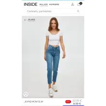 Pantalón vaquero Jeans Mom👖