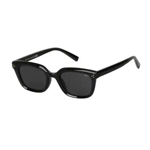 JOOX Rétro Gafas de Sol para Mujer Hombre Polarizadas, Vintage Cuadradas Gafas de Sol UV400 Protección, Classique Rectangulares Marco cara Pequeña Conducir Viajar Playa