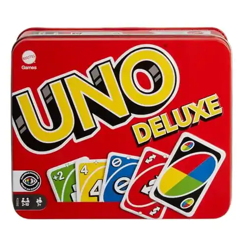 Juego de cartas Mattel Games UNO Deluxe