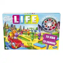 Juego The Game of Life, Juego de Mesa para la Familia de 2 a 4 Jugadores, para niños a Partir de 8 años, Incluye Clavijas de Colores