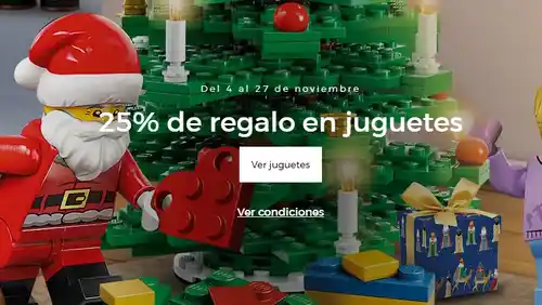 25% de regalo en Juguetes / El Corte Inglés