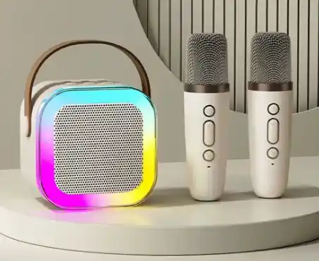 K12 Máquina de Karaoke，canto familiar para el hogar, regalos para niños, sistema de altavoces Portátil con Bluetooth