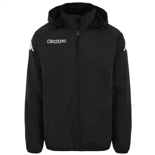 Kappa Martio Chaqueta Entrenamiento, Unisex Adulto, Negro, S