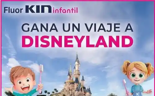 KIN sortea viaje a Disneyland París para 4 personas (sorteo por compra)