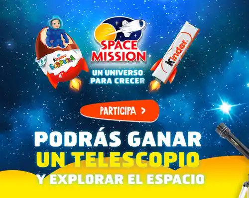 Kinder bueno regala 2 telescopios cada semana (Sorteo por compra)