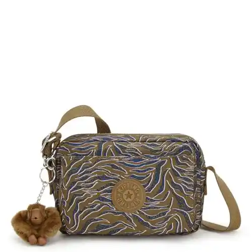 Kipling Abanu, Bolso con Bandolera para Mujer, Talla única, Undersea Leaves