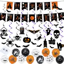 Kit de decoración de fiesta de Halloween SOLO 0,99€