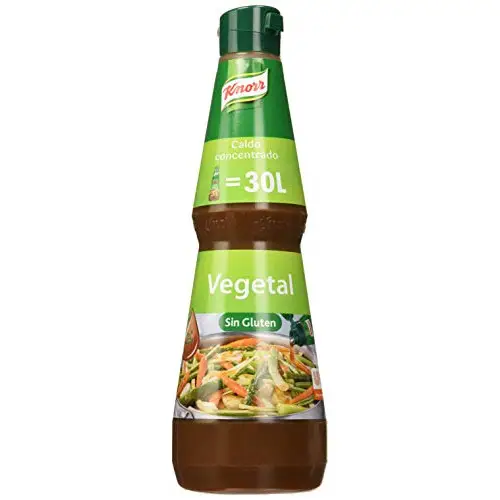 Knorr Caldo Líquido Concentrado Vegetal Sin Gluten 1l