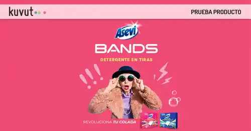 Kuvut busca 300 probadores de Asevi Bands Active Fresh