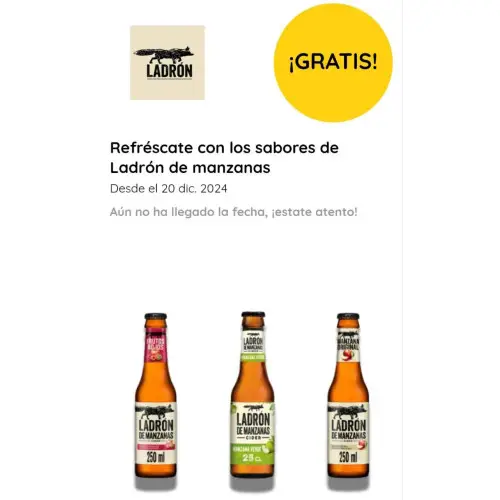 Ladrón de manzanas GRATIS con la APP Tiketi (20/12)