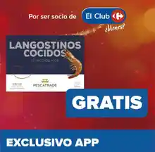 Langostinos Cocidos totalmente GRATIS en Carrefour (Del 13 al 15 de Diciembre)