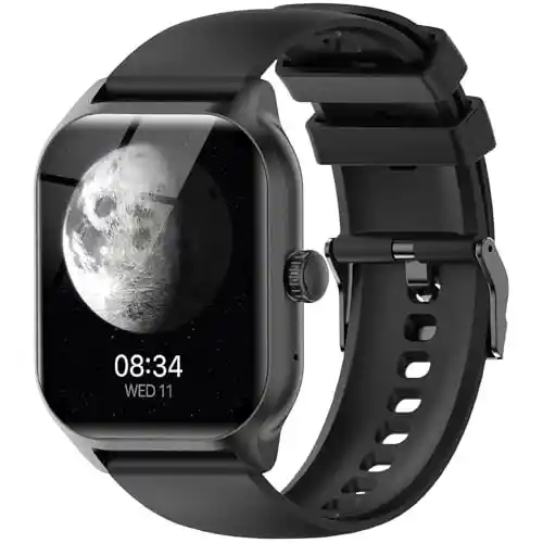 LAOYABB Reloj Inteligente Hombre Mujer, 2.01'' Llamadas Smart Watch, Múltiples Deportivos Modos Pulsera Actividad, Pulsómetro Monitor de Sueño Podómetro Smartwatch, Impermeable IP68 Android iOS