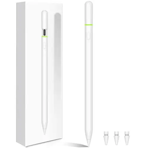 Lapiz para iPad 10º/9º Generacion, CAMPEXON Lápiz para iPad 2018-2023 con Inclinación & Rechazo de Palma, Pencil USB C para iPad 6/7/8/9/10, Air 3/4/5/, Mini 5/6, Pro 11" 1/2/3/4, Pro 12" 4/5/6