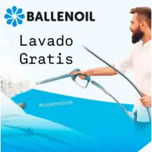 Lavado de coche GRATIS en Ballenoil (Solo hoy 19/12)