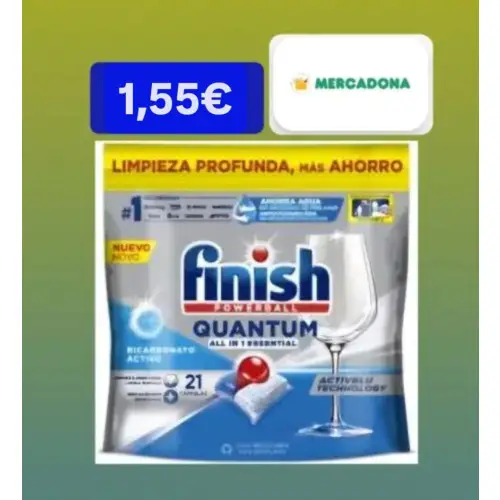 Lavavajillas Quantum pastillas a 1,55€ | Mercadona y Gelt "Premium"