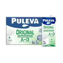 Leche Puleva Original Semidesnatada con vitaminas A y D brik 1L – Caja 6 litros