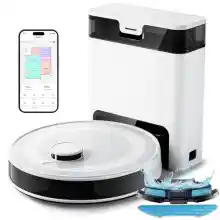LEFANT Robot Aspirador y Fregadora M2S Pro, Navegación dToF, Autovaciado 8 Semanas, Evitación Obstáculos 190°PSD, Limpieza Personalizada, Mapeo Multiplanta, 7000Pa, 240min, WiFi/App/Alexa