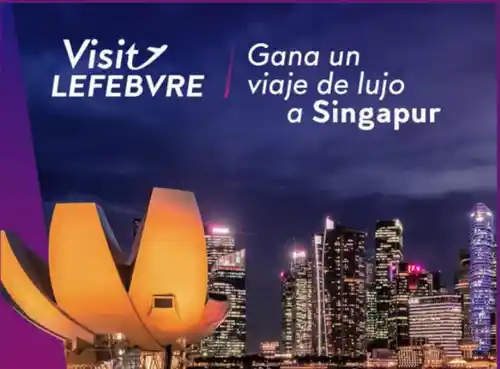 Lefebvre sortea un viaje a Singapur(sorteo por contratación)