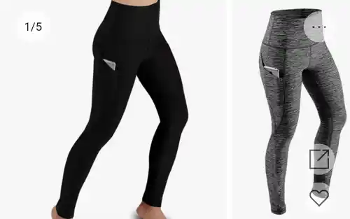 Leggings De Yoga Para Mujer - Cintura Alta Elástica