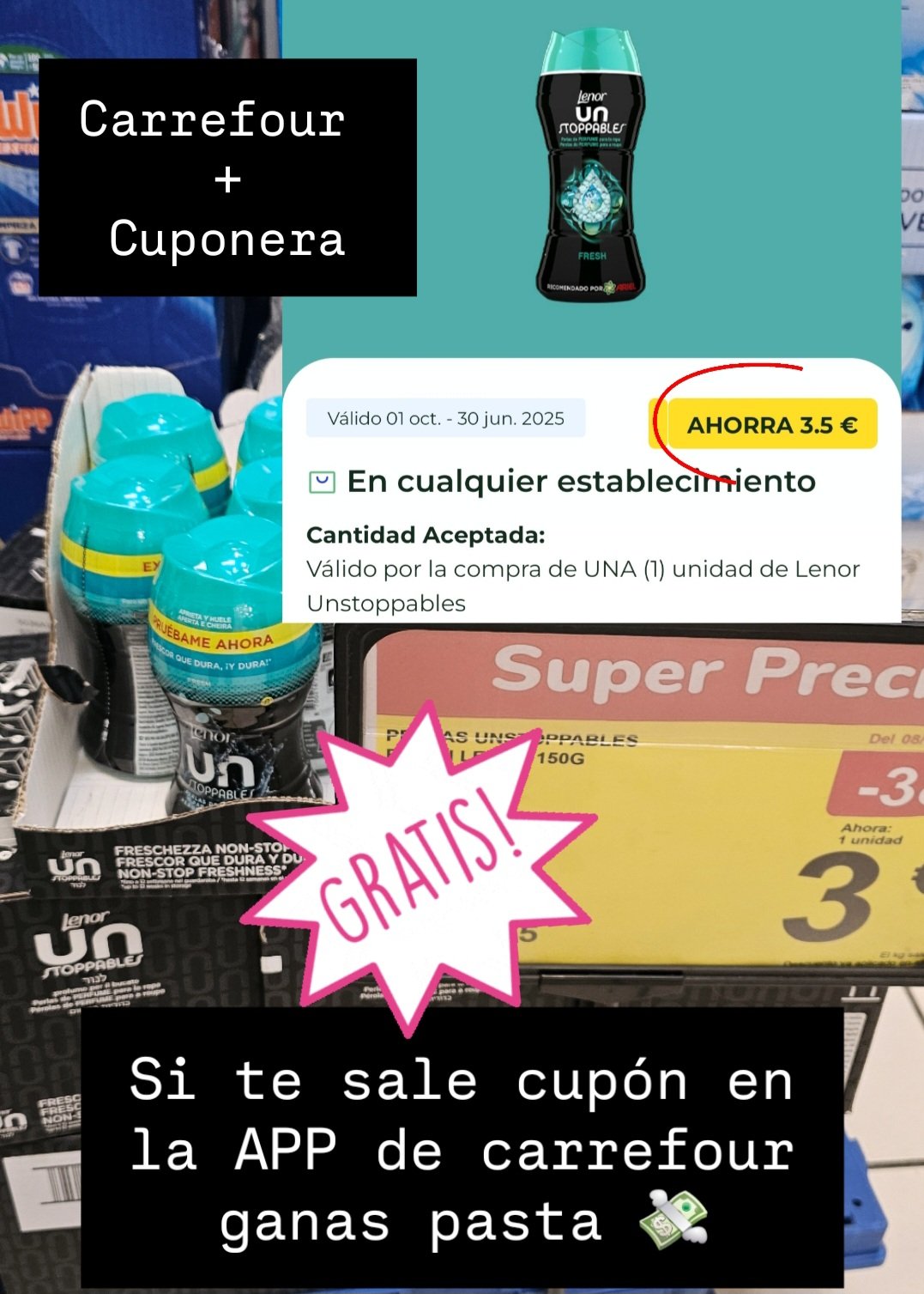 lenor-150gr-gratis-en-carrefour-o-ganando-dinero-