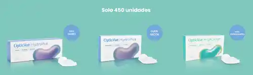Lentillas OpticVue diarias y mensuales a 7,99 €