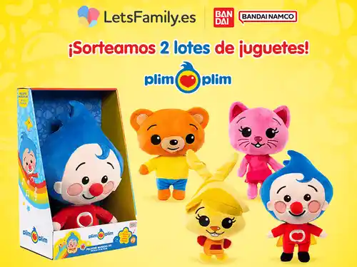 LetsFamily sortea 2 lotes de juguetes Plim Plim (sorteos)