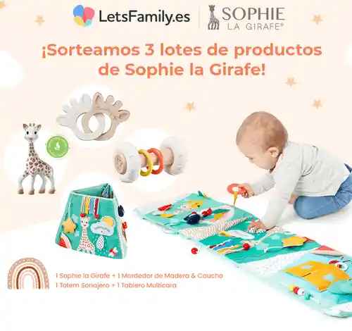 LetsFamily sortea 3 lotes de productos de Shopie la Girafe (sorteos)