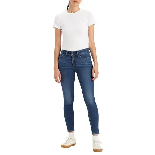 Levi's 711 Double Button Vaqueros, Azul (Blue Wave Dark), 27W / 28L para Mujer