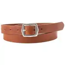 Levi's Cinturón de Piel para Mujer Women's Lux Leather Belt, coñac, 70 cm