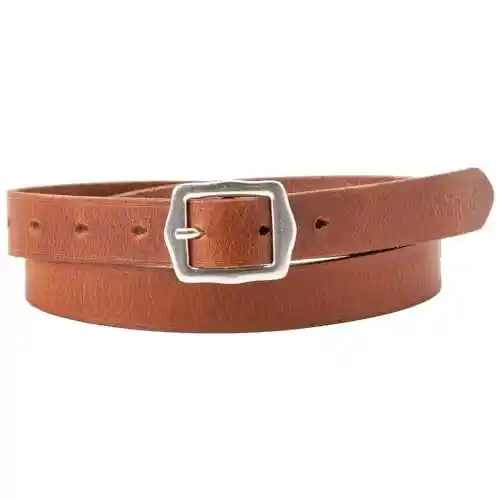 Levi's Cinturón de Piel para Mujer Women's Lux Leather Belt, coñac, 70 cm